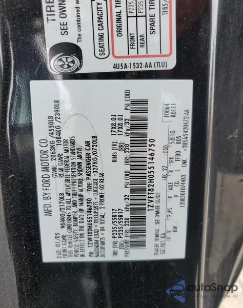 2005 Ford Mustang Gt from USA, damaged, VIN 1ZVFT82H055146750